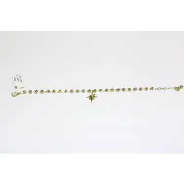 14 Ayar Altın Çok Renkli Spor Günlük Bileklik Künye