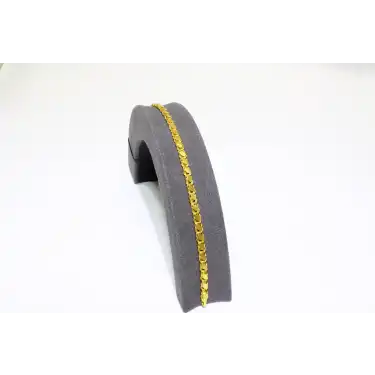 14 Ayar Altın Pullu Zincir Model Bileklik Künye