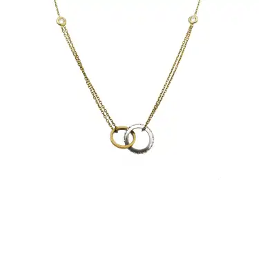 14 Ayar Alyans Minimal Kolye