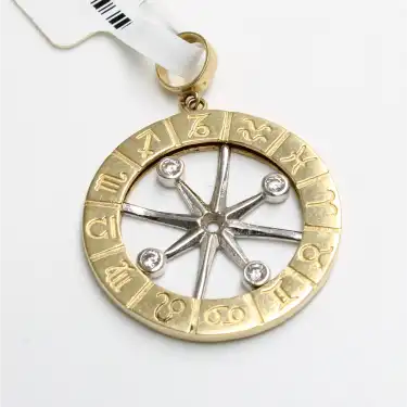 14 Ayar Antik Model Kolye Ucu