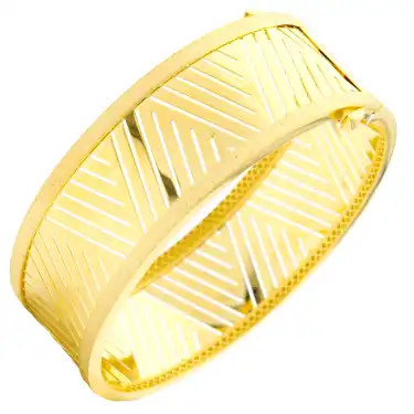 14 Ayar Aynalı Kelepçe Bilezik