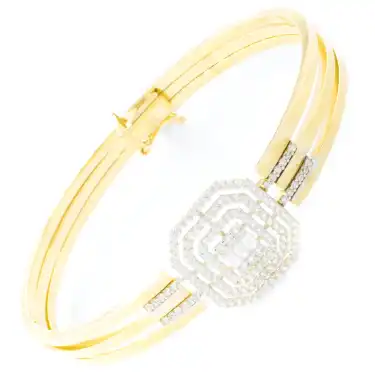 14 Ayar Baget Kelepçe Bilezik