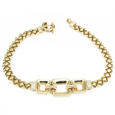 14 Ayar Baklava Desen Bileklik