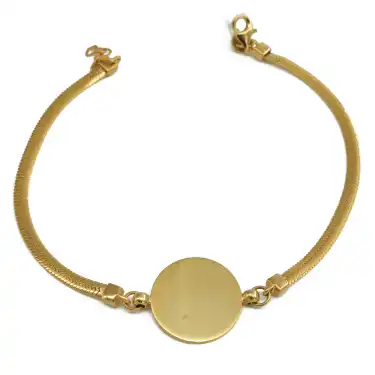 14 Ayar Balıksırtı Obje Kolye