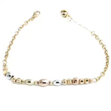 14 Ayar Boncuk Zincir Bileklik