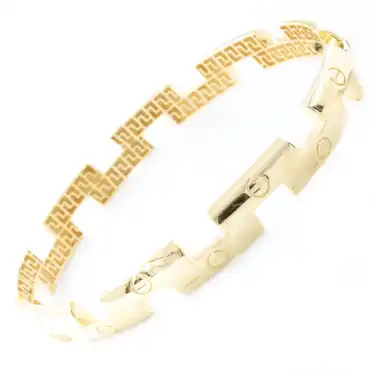 14 Ayar Cartier Girinti Kelepçe