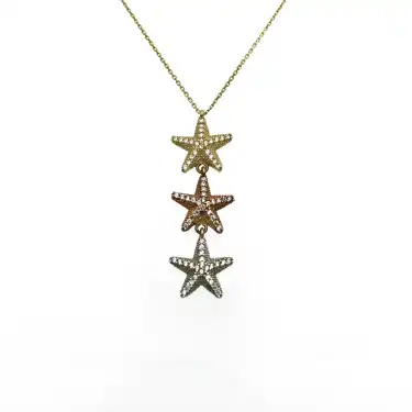 14 Ayar Deniz Yıldızı Minimal Kolye
