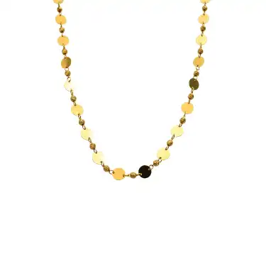 14 Ayar Dorika Pul Minimal Kolye