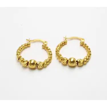 14 Ayar Dorikalı Küpe