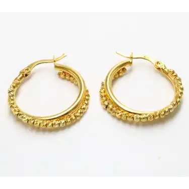 14 Ayar Dorikalı Küpe