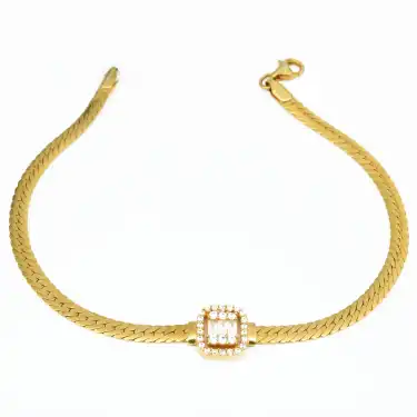 14 Ayar Ezme Gurmet Baget Bileklik