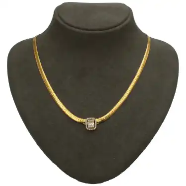 14 Ayar Ezme Gurmet Baget Kolye