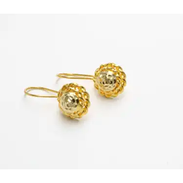 14 Ayar Gül Model Küpe