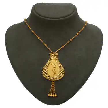 14 Ayar Gül Obje Kolye