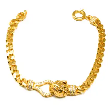 14 Ayar Gurmet Jaguar Bileklik