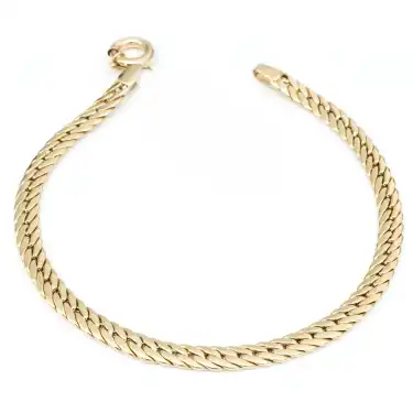 14 Ayar Gurmet Sığ Bileklik