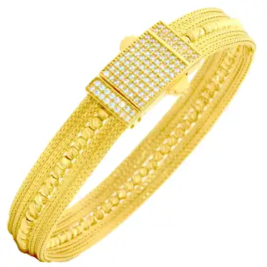 14 Ayar Halat Dorikalı Kelepçe Bileklik