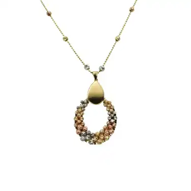 14 Ayar Halka Dorika Kolye