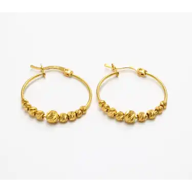 14 Ayar Halka Dorikalı Küpe