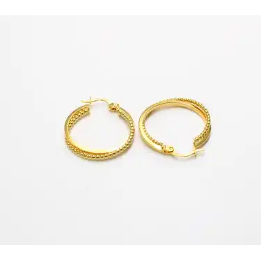 14 Ayar Halka Dorikalı Küpe