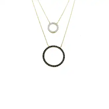 14 Ayar Halka Minimal Kolye