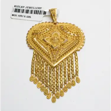 14 Ayar Harika Model Hint Kolye Ucu