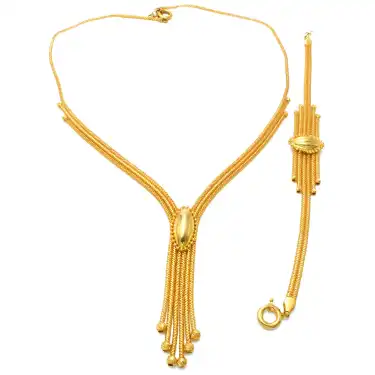 14 Ayar Hasır Model Kalze Seti