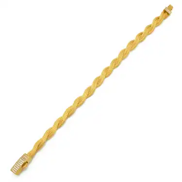 14 Ayar Hasır Örgü Bileklik