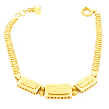 14 Ayar Hasırlı Tane Bileklik