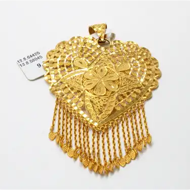 14 Ayar Hint Kolye Ucu