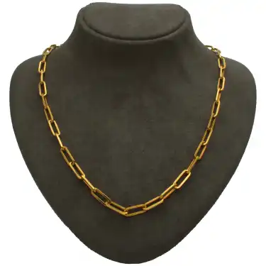 14 Ayar Ince Zincir Kolye