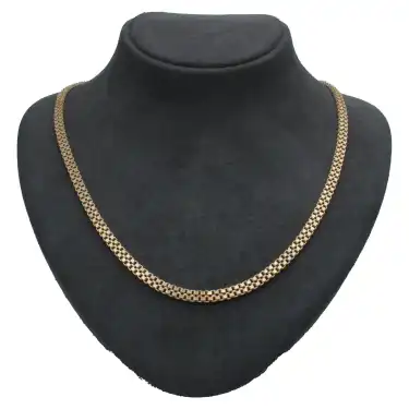 14 Ayar Işleme Zincir Kolye