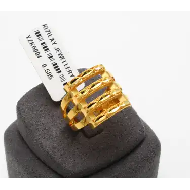 14 Ayar Kaburga Yüzük