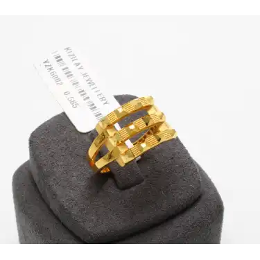 14 Ayar Kaburga Yüzük