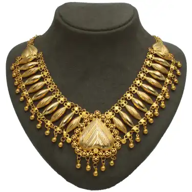 14 Ayar Kalpli Kişnişli Kolye