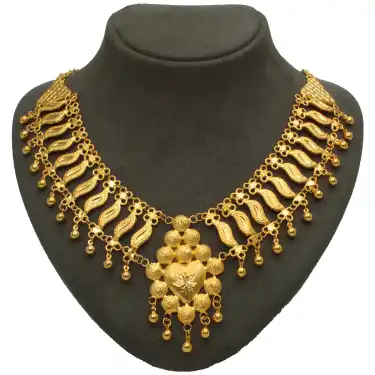 14 Ayar Kalpli Kişnişli Kolye