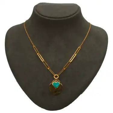 14 Ayar Kalpli Kolye