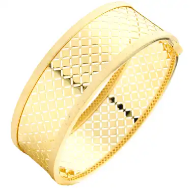 14 Ayar Kare Desen Aynalı Kelepçe