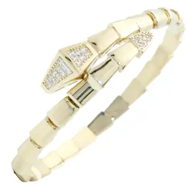 14 Ayar Katlı Yılan Model Bilezik