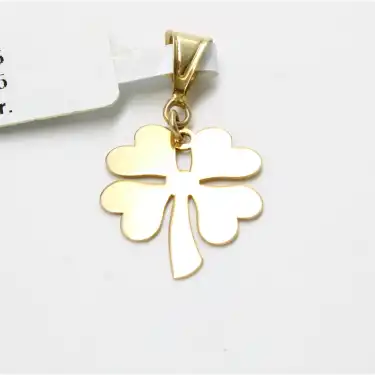 14 Ayar Küçük Boy Yonca Kolye Ucu