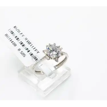 14 Ayar Lotus Taşlı Baget