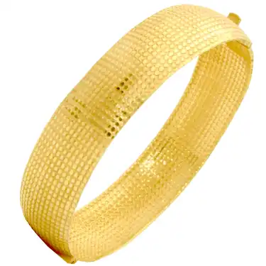 14 Ayar Mega Noktalı Düz Kelepçe