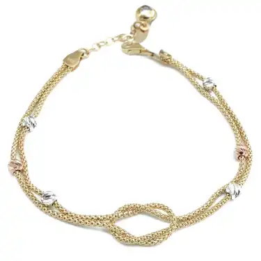 14 Ayar Örgü Halat Bileklik