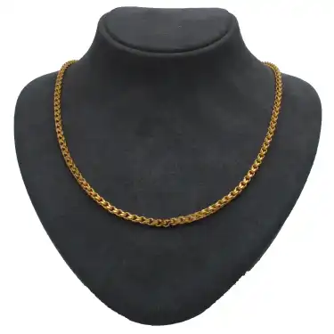 14 Ayar Örgü Zincir Kolye