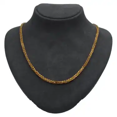 14 Ayar Örgü Zincir Kolye