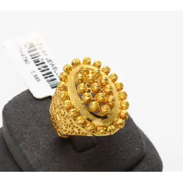 14 Ayar Oval Dorikalı Yüzük