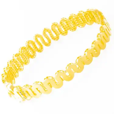 14 Ayar Oval Zigzag Kelepçe