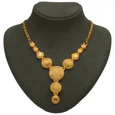 14 Ayar Parmak Izi Kolye