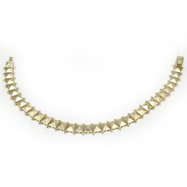 14 Ayar Piramit Bileklik