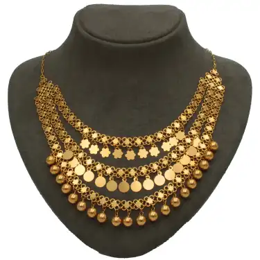 14 Ayar Pullu Kişniş Kolye